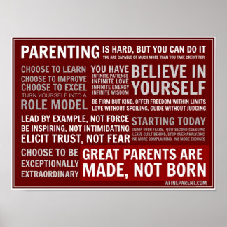 A Fine Parent's Manifesto - Poster