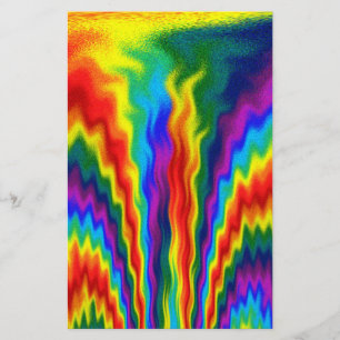 A Fire In A Rainbow Stationery