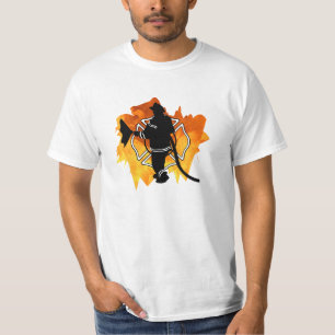 A Firefighter In Flames T-Shirt