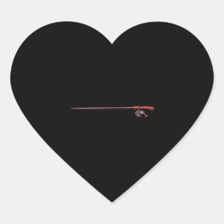 A Fish Heart Sticker