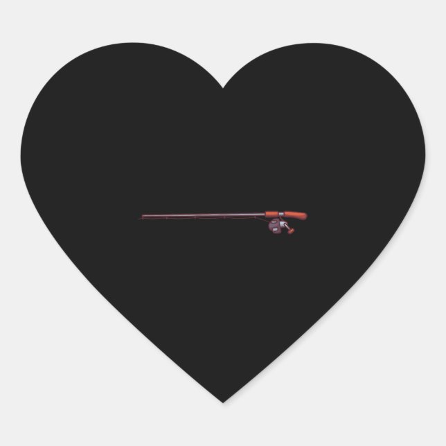 A Fish  Heart Sticker (Front)