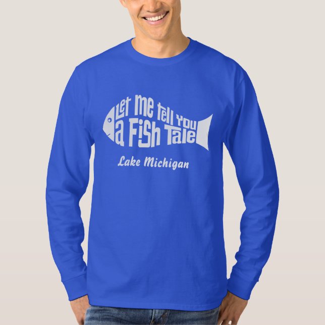 A Fish Tale Customised Place Name T-Shirt (Front)