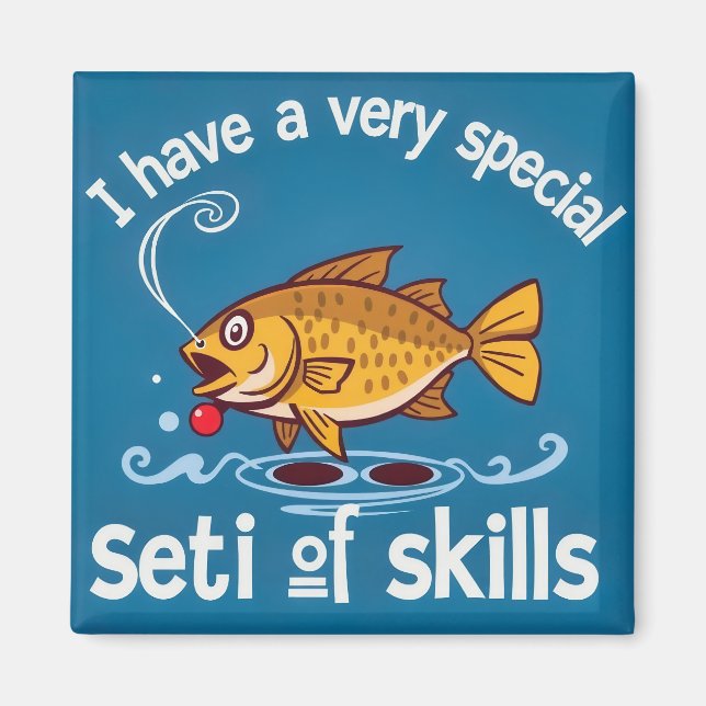 A Fish with Unique Skills Magnet (Front)