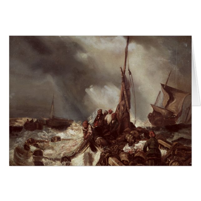 A Fisherman Pulling in a Net, 1868 (Front Horizontal)