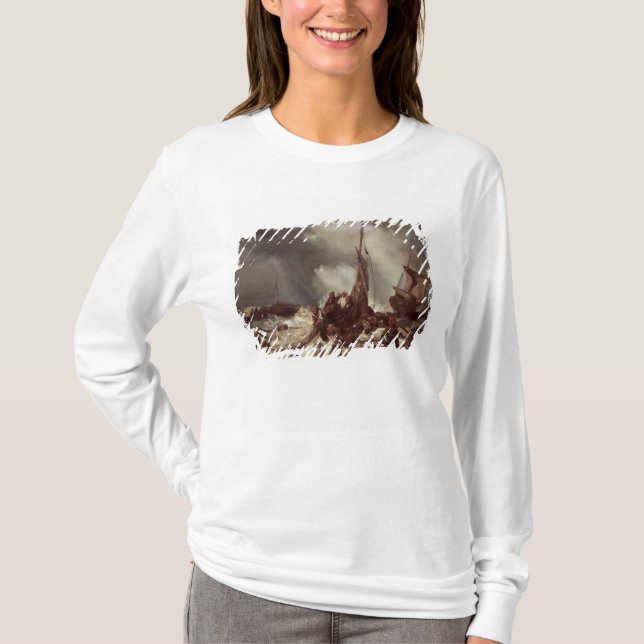 A Fisherman Pulling in a Net, 1868 T-Shirt (Front)
