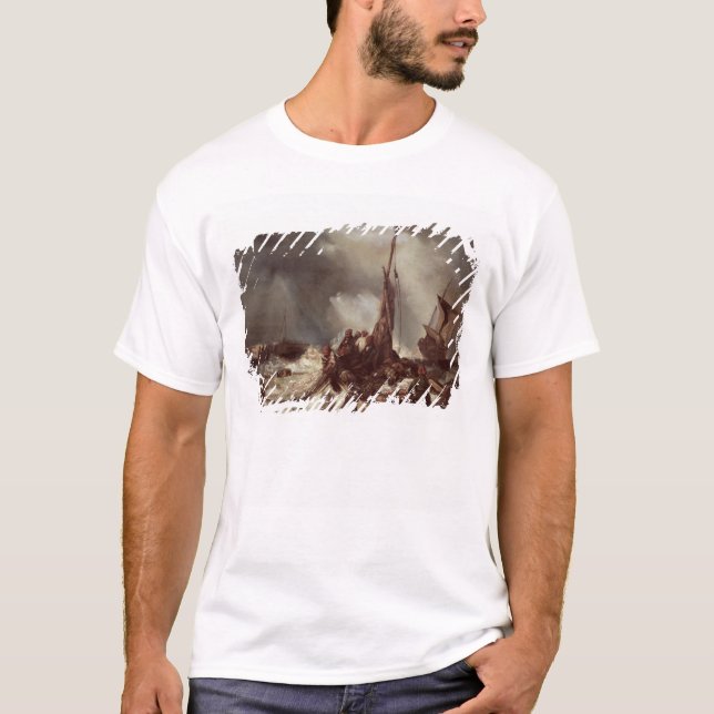 A Fisherman Pulling in a Net, 1868 T-Shirt (Front)