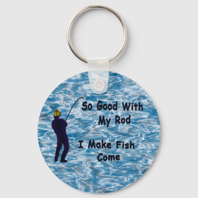 A Fisherman's Bragging Key Ring (Front)