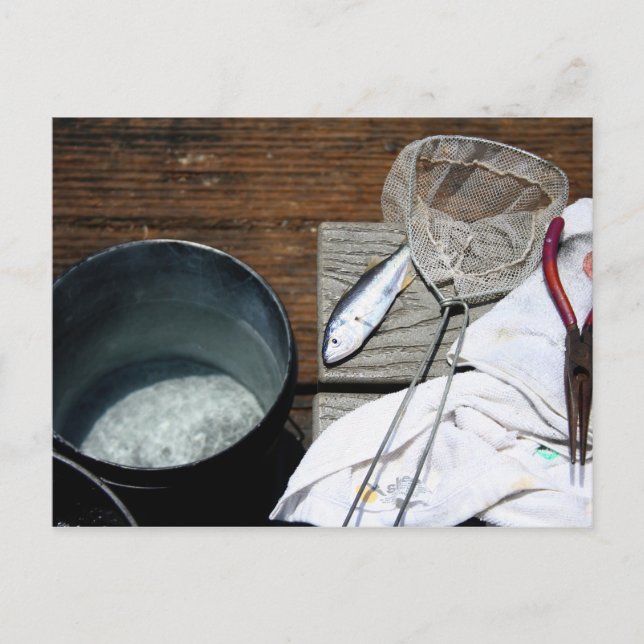 A Fisherman's Catch Postcard (Front)