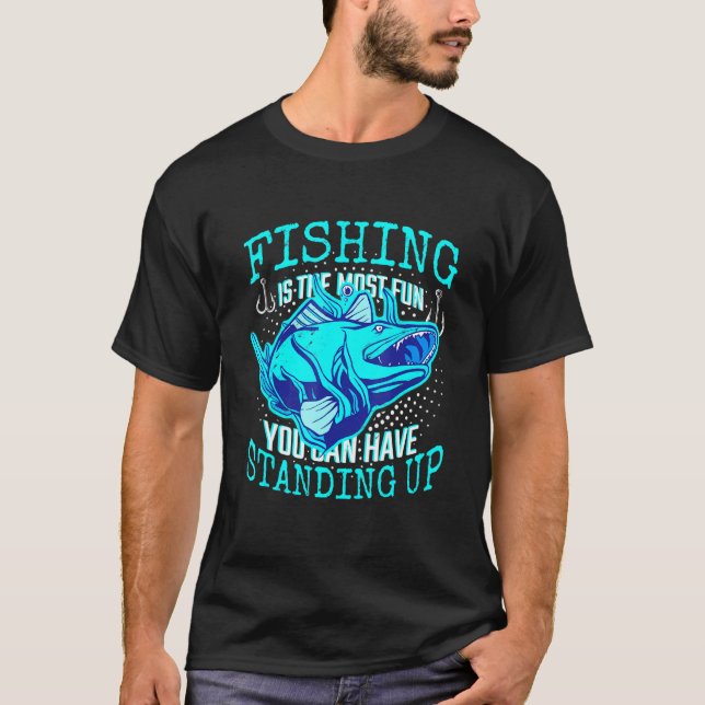 A Fishing Design For Fish T-Shirt (Front)