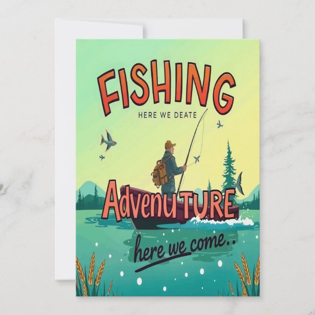  A Fishing Expedition Awaits Invitation (Front)