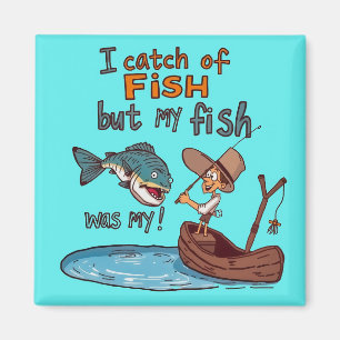  A Fishy Surprise  Magnet