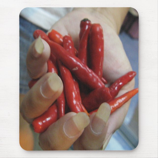 A Fistful of Chilli ... Thai Street Food Mouse Pad (Front)