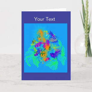 A Flare of Color Greeting Card 