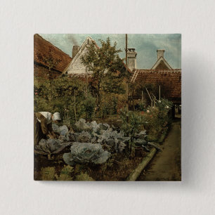 A Flemish Garden 15 Cm Square Badge