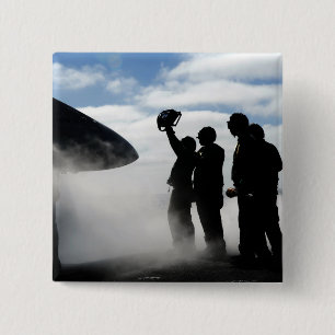 A flight deck crew member 15 cm square badge