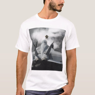 A flight deck director signals an F/A-18F T-Shirt