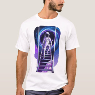 A floating astronaut holding a glowing orb T-Shirt
