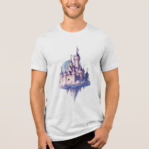 A floating magical castle  Tri-Blend shirt
