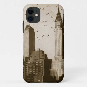 A flock of birds flying iPhone 11 case