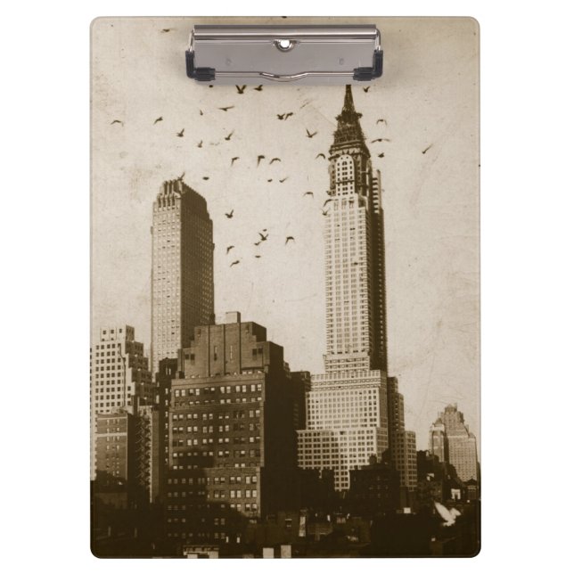 A flock of birds flying clipboard (Front)