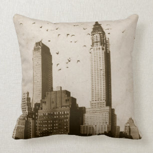 A flock of birds flying cushion