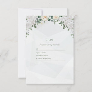 A Floral Affair Wedding RSVP Card