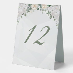 A Floral Affair Wedding Table Numbers
