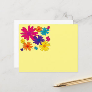 A floral bed of daisy flowers Stationery Paper