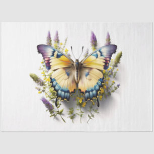 A Floral Butterfly Series Design 16 Tissue Paper