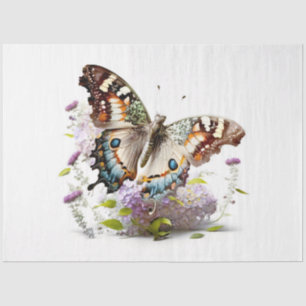 A Floral Butterfly Series Design 2 Tissue Paper
