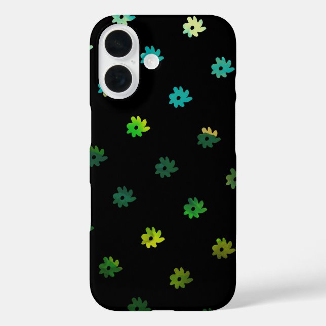 a floral design . coloured flowers Case-Mate iPhone case (Back)