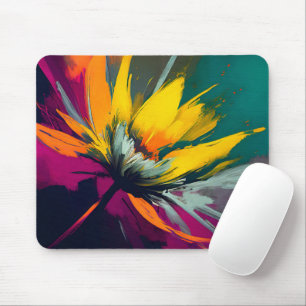A Floral Odyssey – Expressive Bloom In Motion Mouse Pad