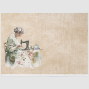 A Floral Sewing Room Series Design #24 Tissue Paper