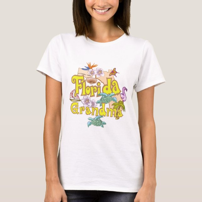 A Florida Grandma  t-shirt (Front)