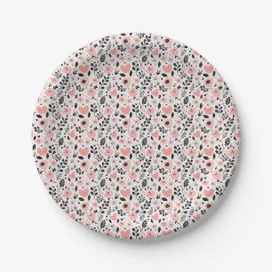 A Flower Blossoms For Its Own Joy Paper Plate