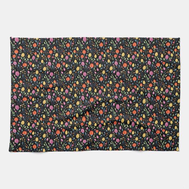 A Flower Blossoms For Its Own Joy Tea Towel (Horizontal)