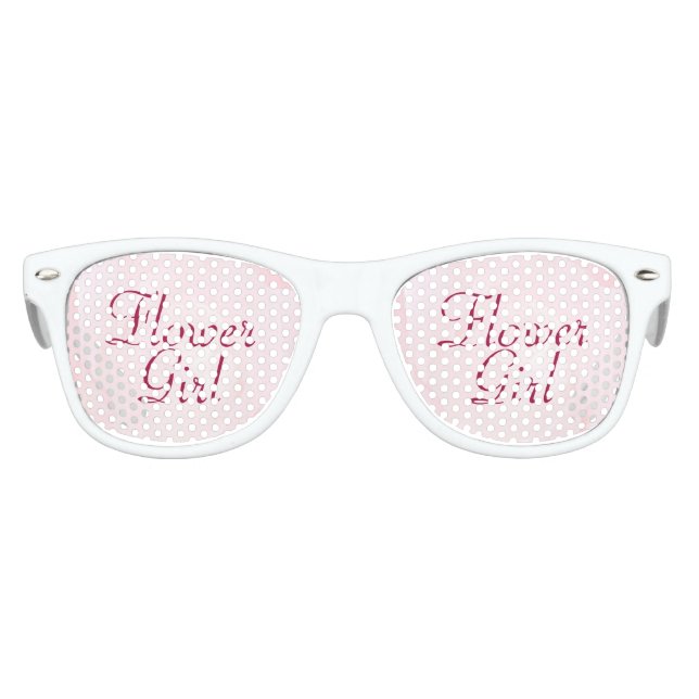A Flower For My Love FLOWER GIRL Kids Sunglasses (Front)