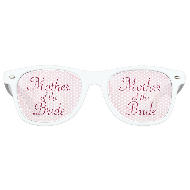 A Flower For My Love MOTHER OF THE BRIDE Retro Sunglasses (Front)