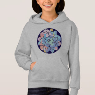 A flower made of paint stains