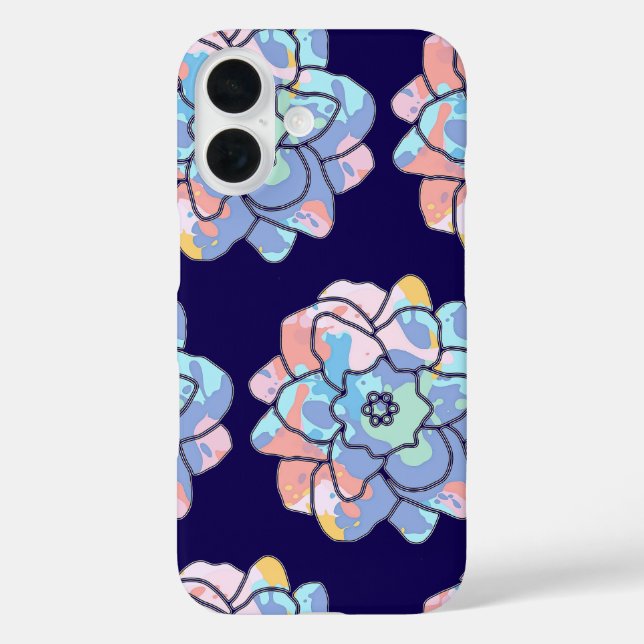 A flower made of paint stains Case-Mate iPhone case (Back)