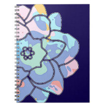 A flower made of paint stains