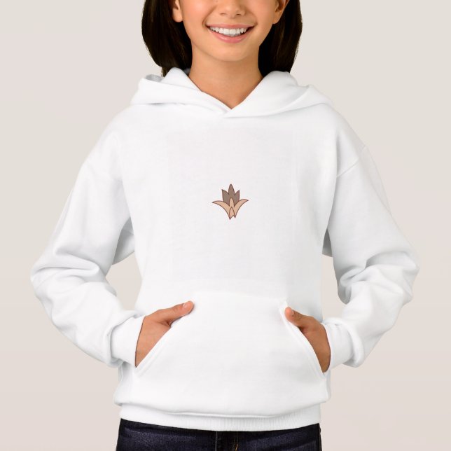 a flower with brown petals on a white background (Front)