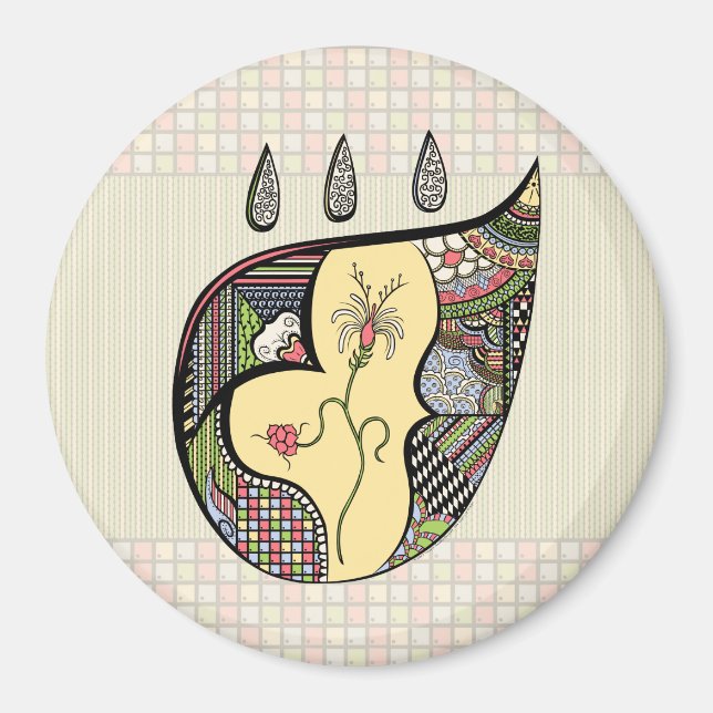 A Flower Within Magnet (Front)