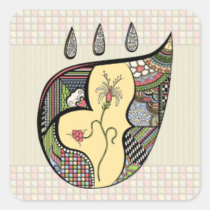 A Flower Within Sticker