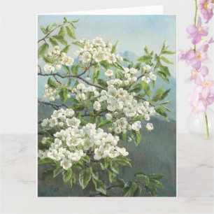 A Flowering Pear Tree, Christensen 1891  Card