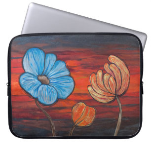 A flowery day to put a computer away laptop sleeve