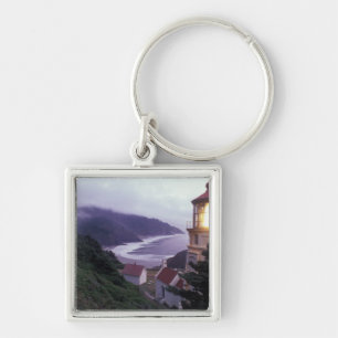 A foggy day on the Oregon coast at the Heceta Key Ring