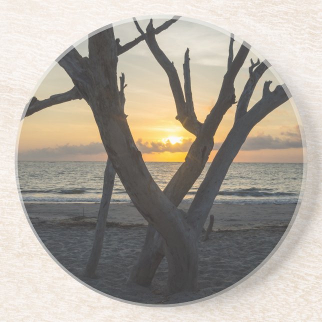 A Folly Sunrise Coaster (Front)