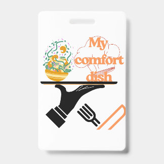 A Foodie's Delight ID Badge