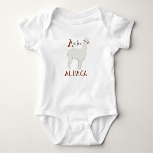 A For Alpaca Baby Bodysuit